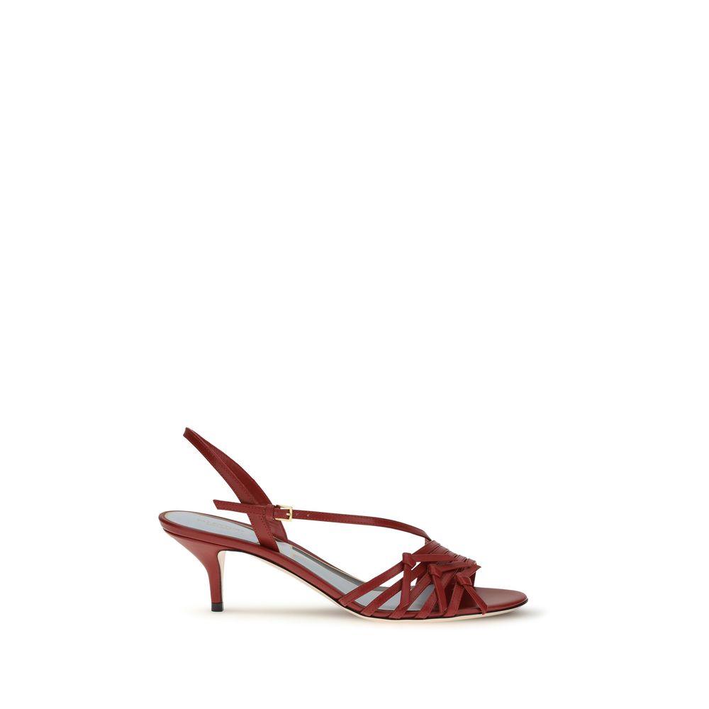 Valentino Garavani Multicolor Goatskin Strap-On Sandals Curated Luxury Accessories by Orvyn