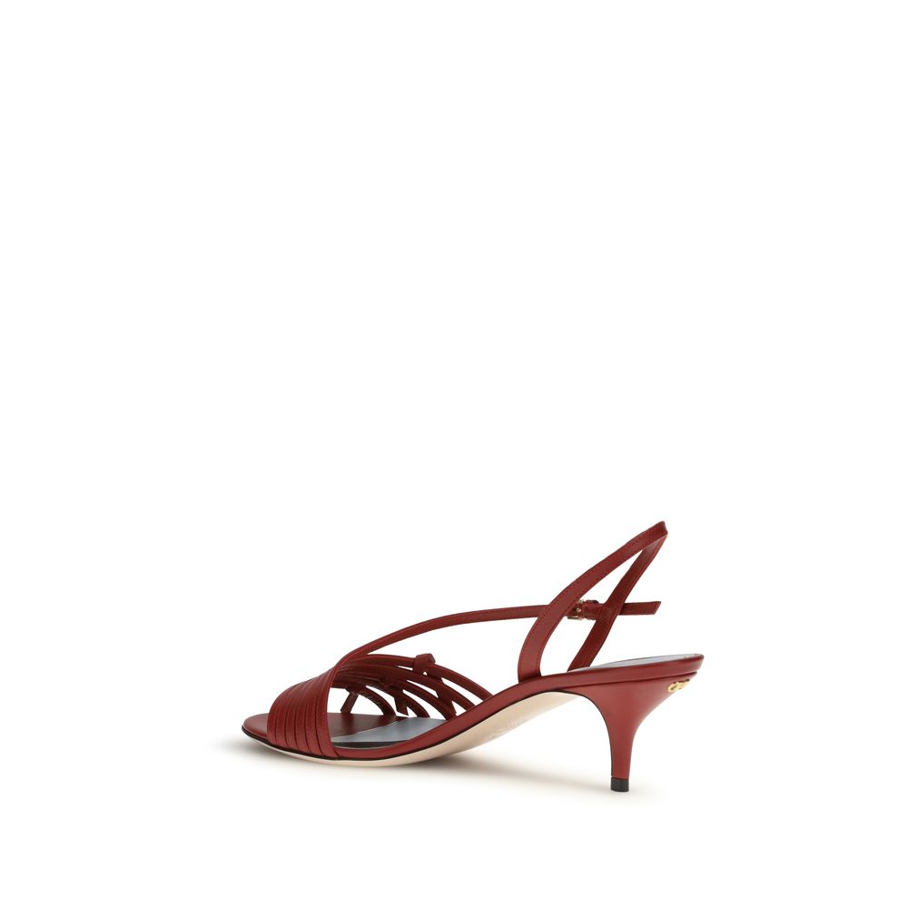Valentino Garavani Multicolor Goatskin Strap-On Sandals Curated Luxury Accessories by Orvyn