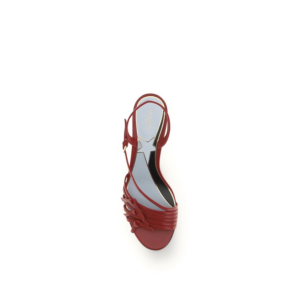 Valentino Garavani Multicolor Goatskin Strap-On Sandals Curated Luxury Accessories by Orvyn
