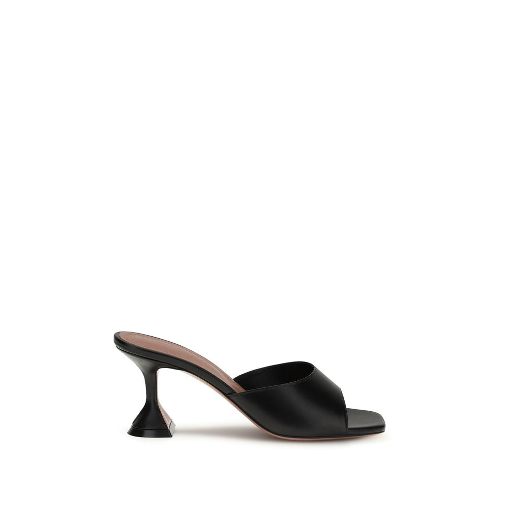 Amina Muaddi Black Lupita Sandals schwarz