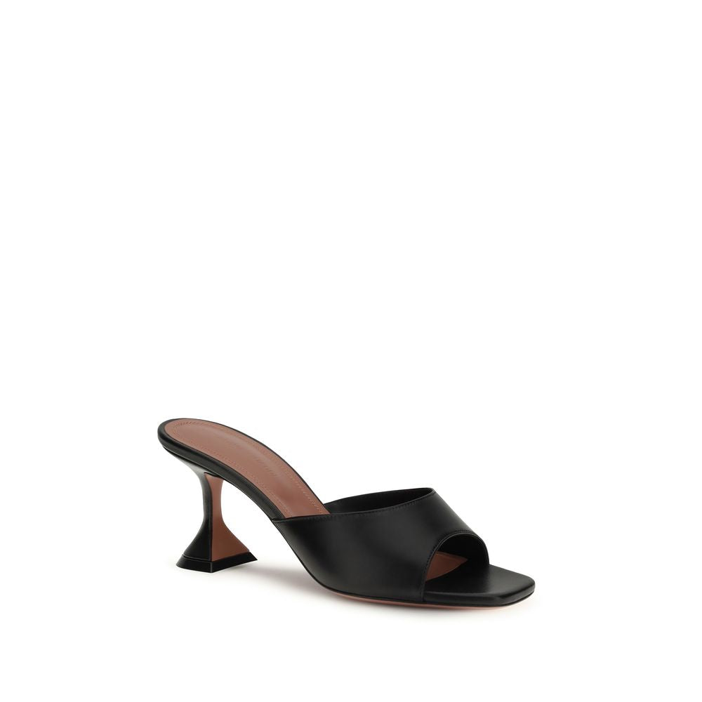 Amina Muaddi Black Lupita Sandals schwarz