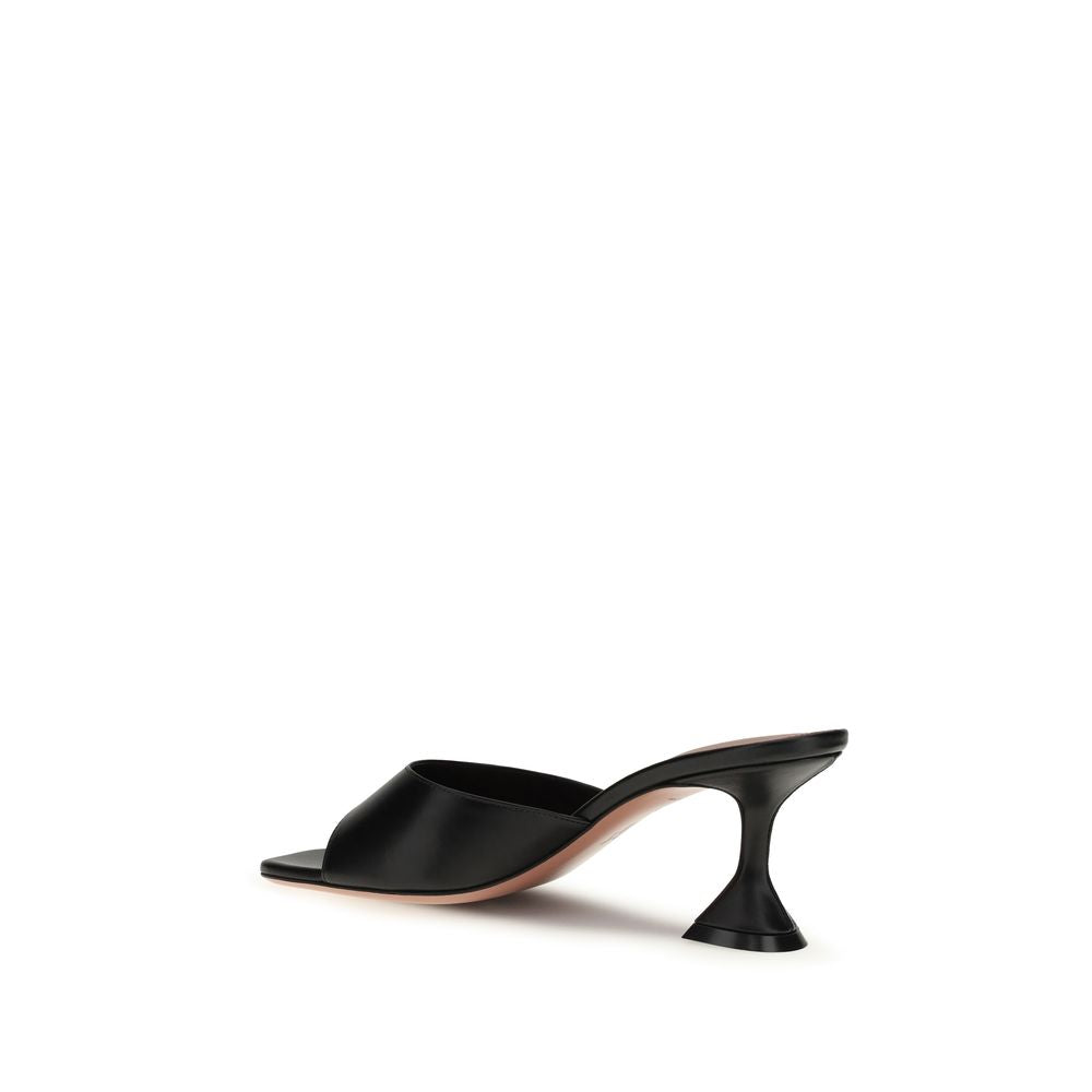 Amina Muaddi Black Lupita Sandals schwarz