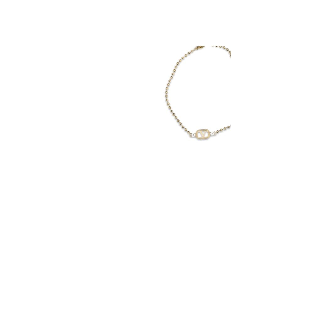 Valentino Garavani Gold Brass Bracelet Curated Luxury Accessories by Orvyn