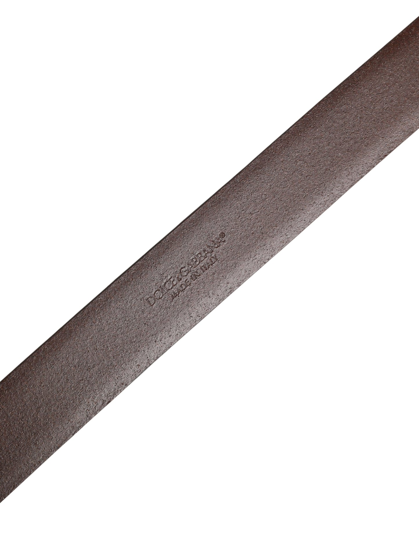Dolce & Gabbana Men Brown Classic Leather Metal Buckle Belt Curated Luxury Accessories by Orvyn