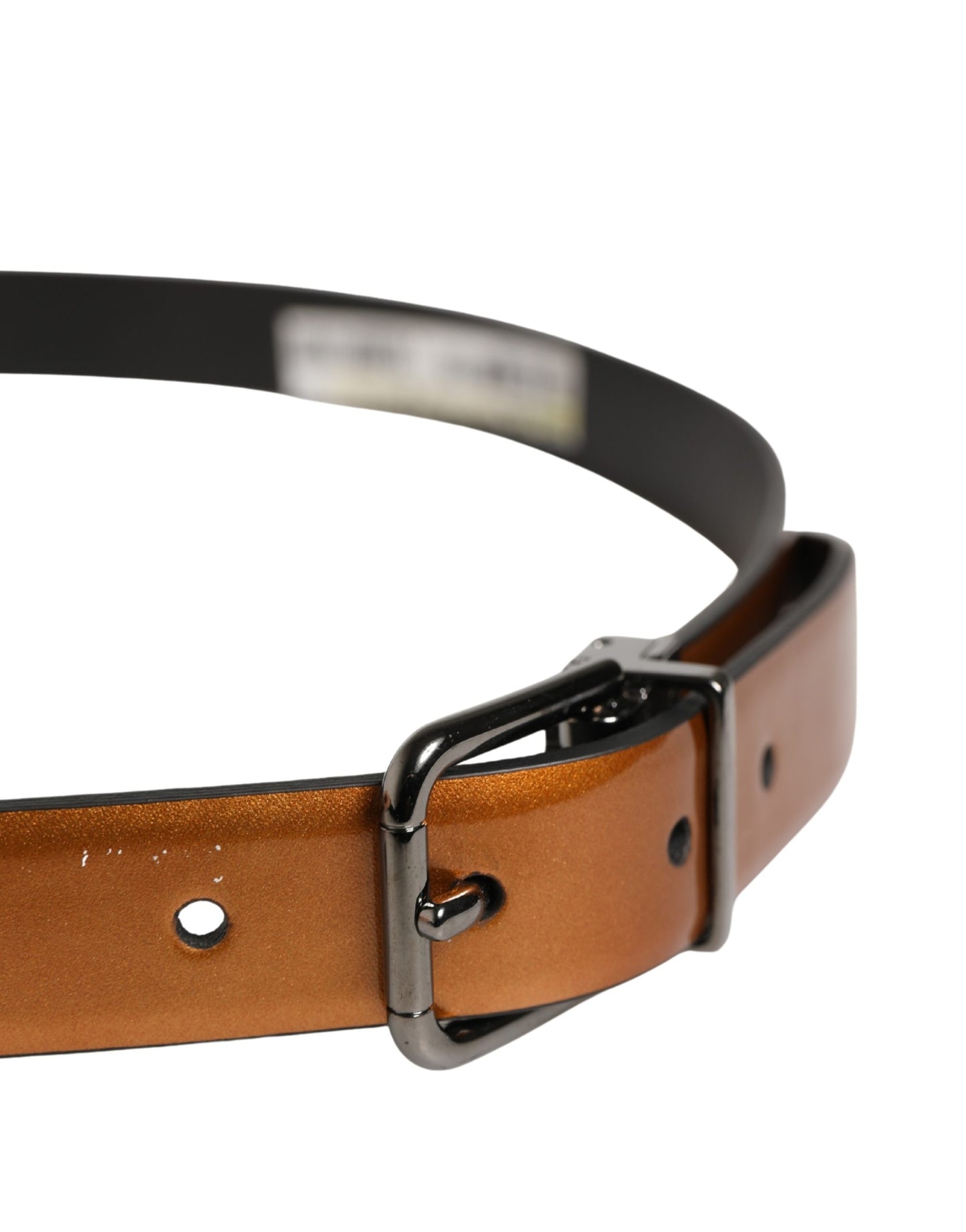 Dolce & Gabbana Men Brown Classic Leather Metal Buckle Belt Curated Luxury Accessories by Orvyn