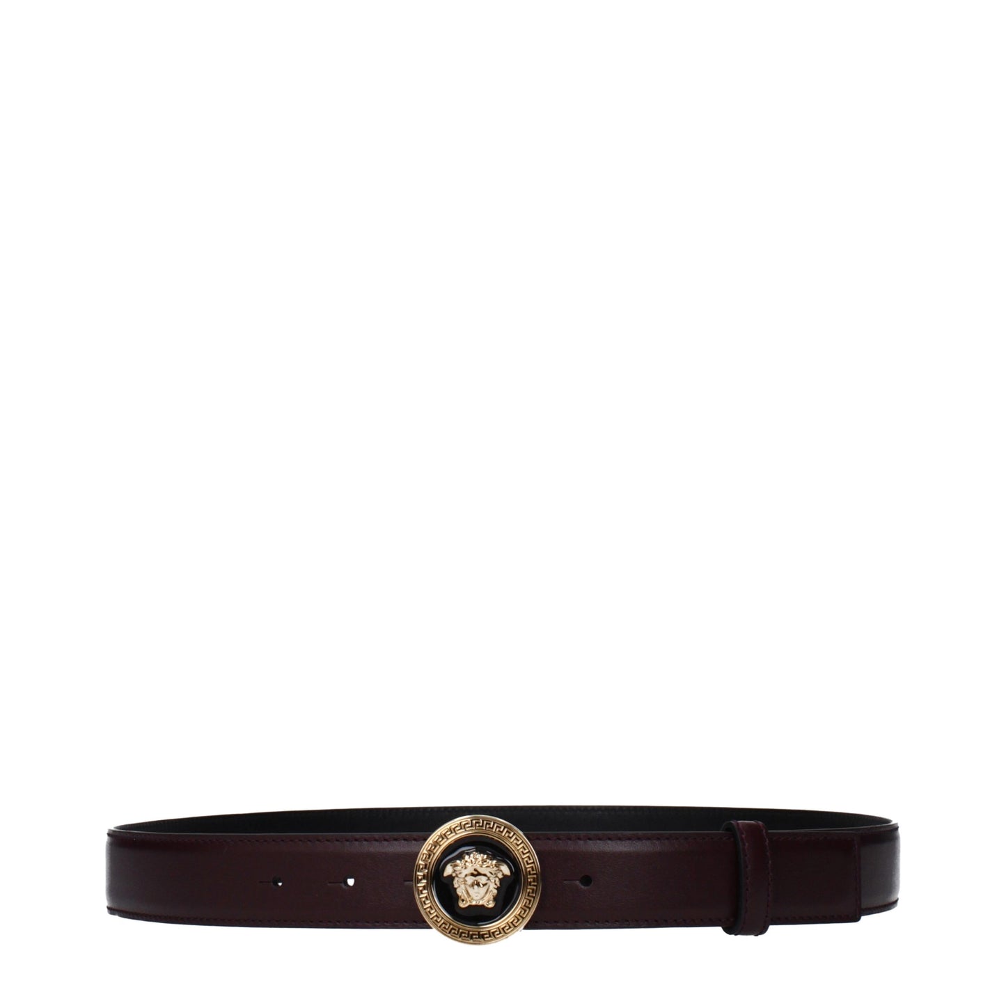 Versace Purple Leather Regular Belt Curated Luxury Accessories by Orvyn