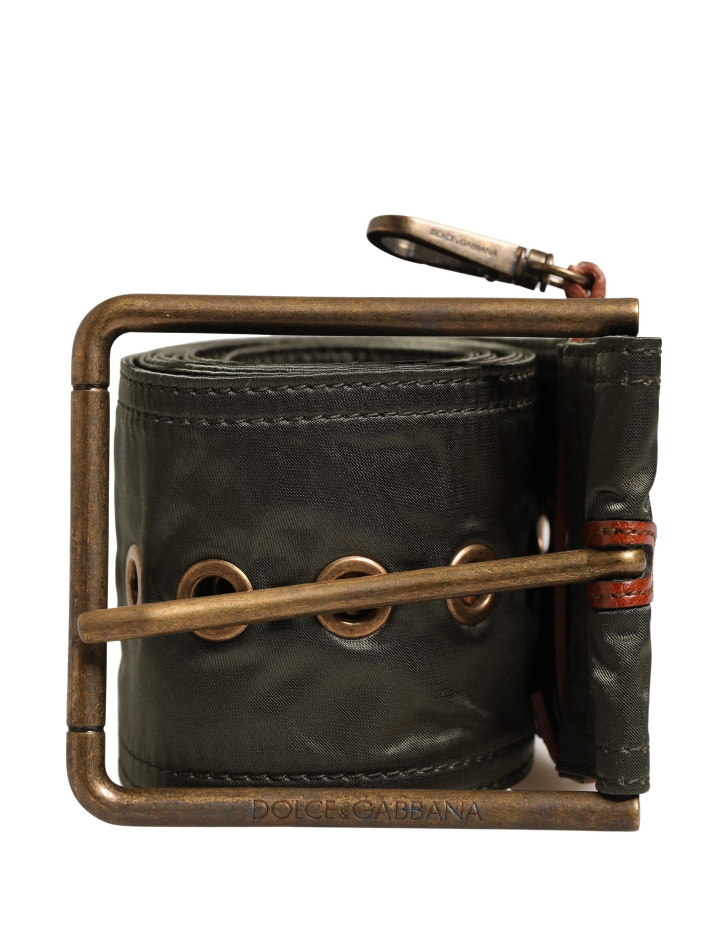 Dolce & Gabbana Men Black Wide Leather DG Metal Buckle Belt Curated Luxury Accessories by Orvyn