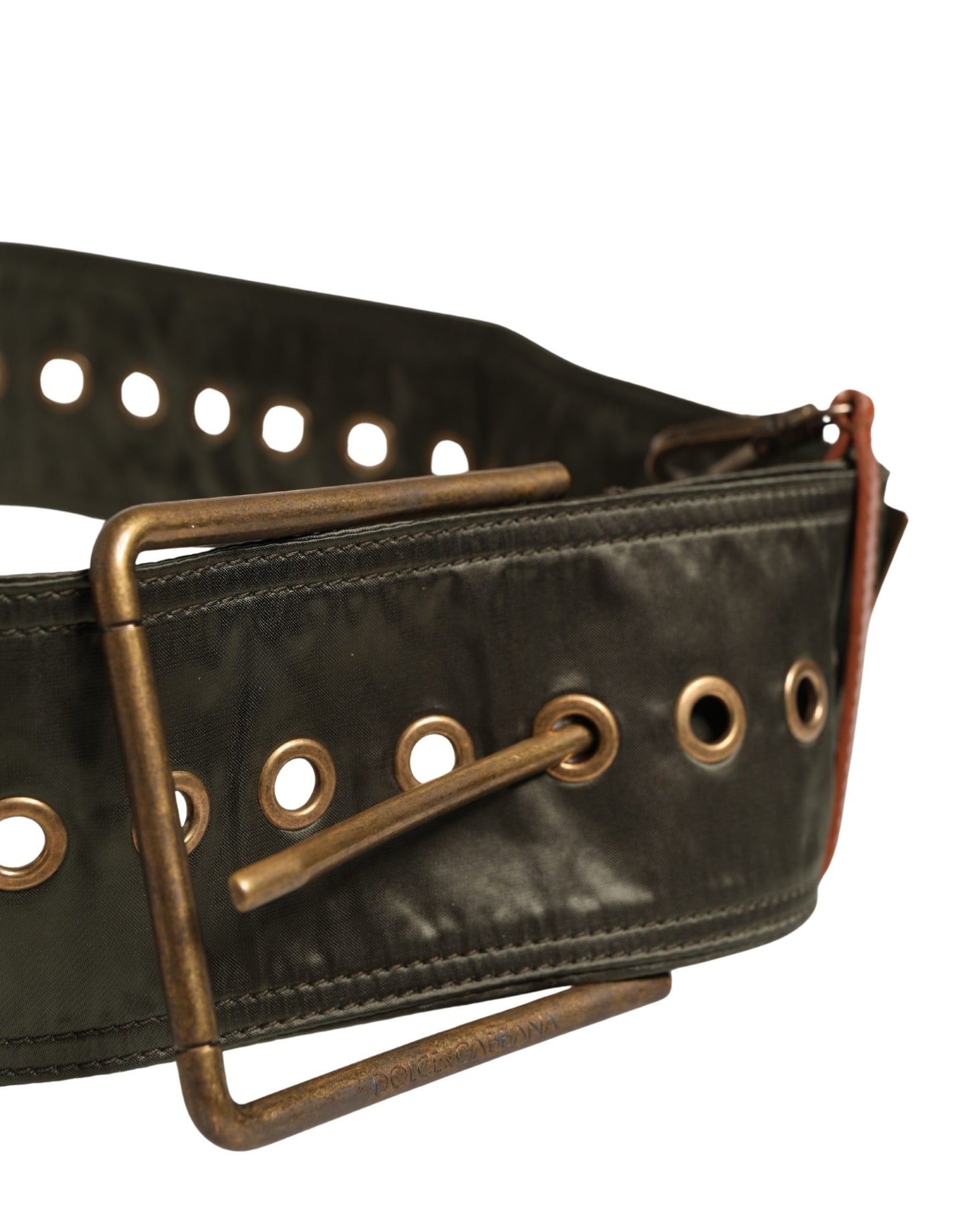 Dolce & Gabbana Men Black Wide Leather DG Metal Buckle Belt Curated Luxury Accessories by Orvyn