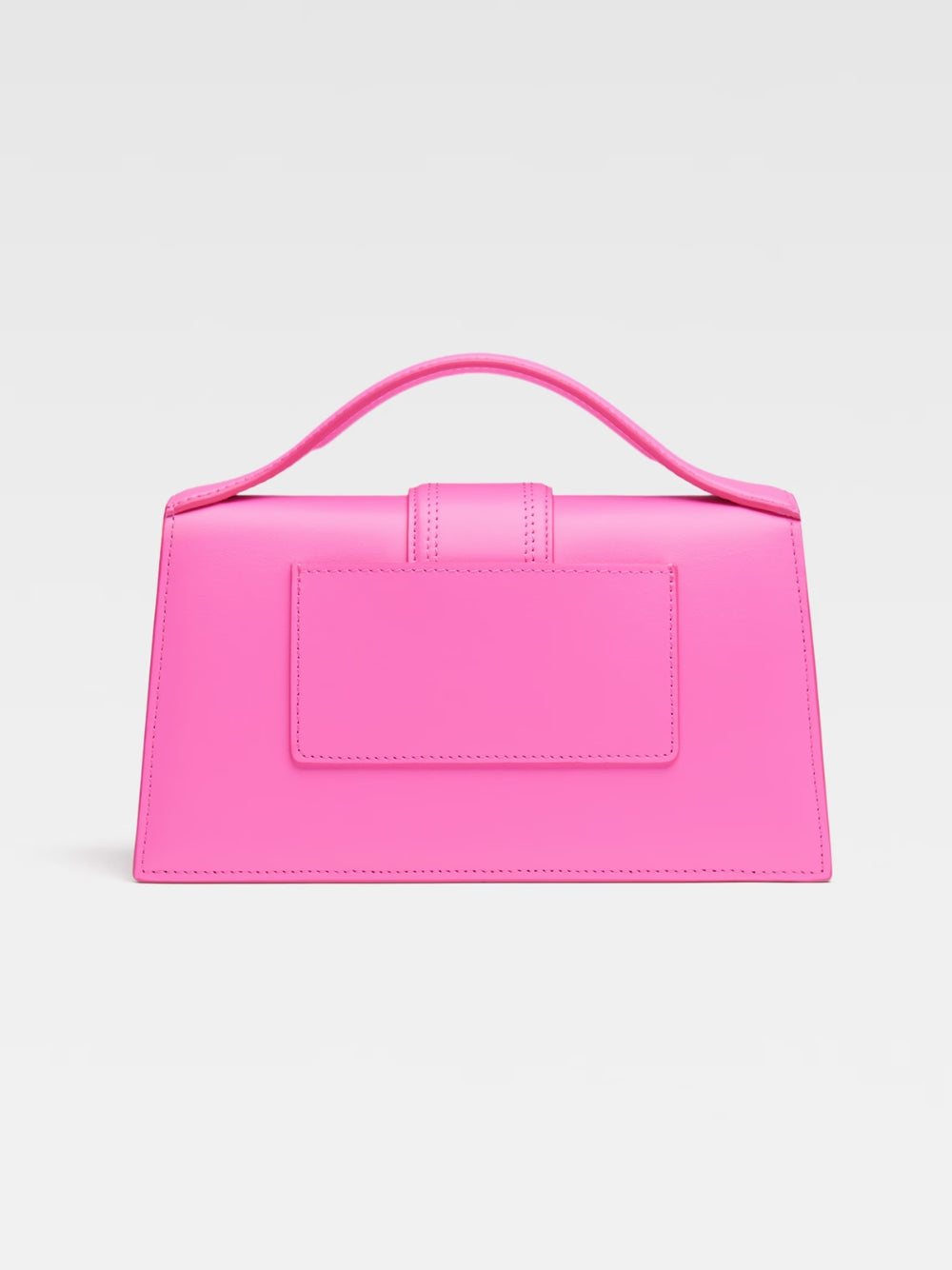 Jacquemus Neon Pink Leather Le Grand Bambino Handbag Curated Luxury Accessories by Orvyn