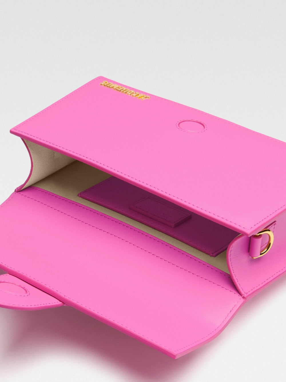 Jacquemus Neon Pink Leather Le Grand Bambino Handbag Curated Luxury Accessories by Orvyn