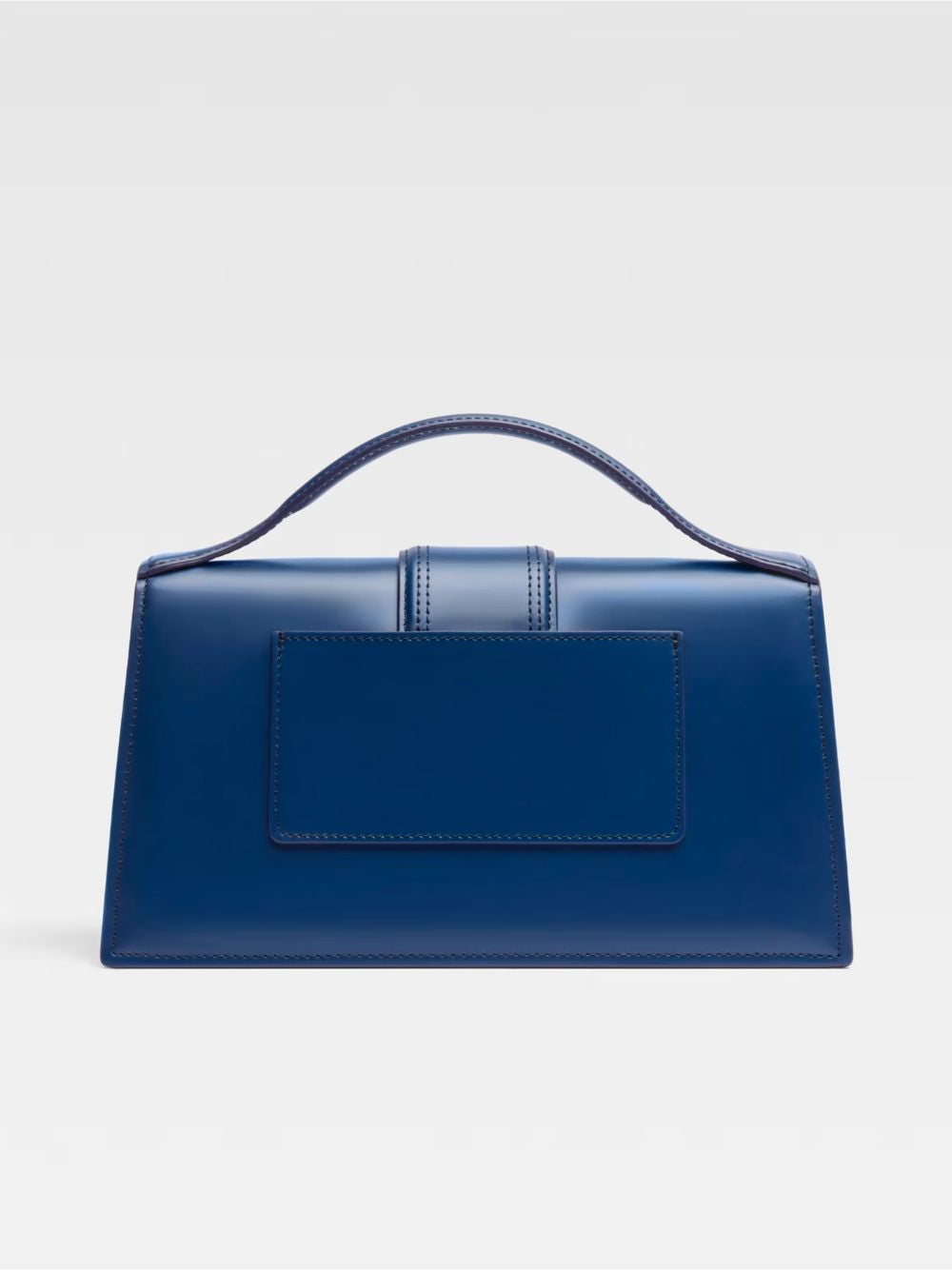 Jacquemus Dark NavyLeather Le Grand Bambino Handbag Curated Luxury Accessories by Orvyn