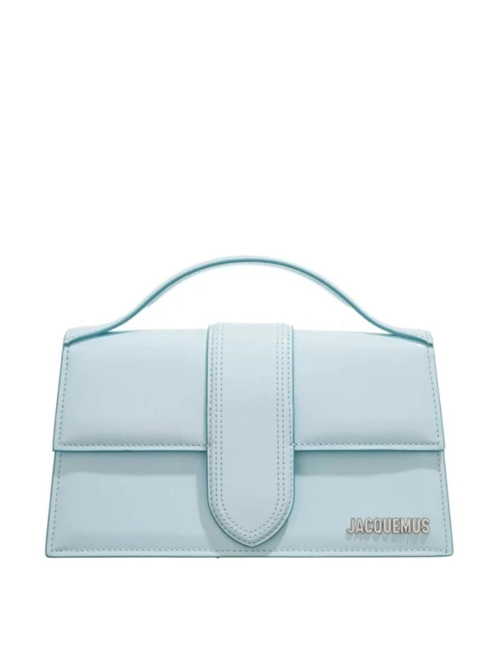 Jacquemus Pale blue Leather Le Grand Bambino Handbag Curated Luxury Accessories by Orvyn