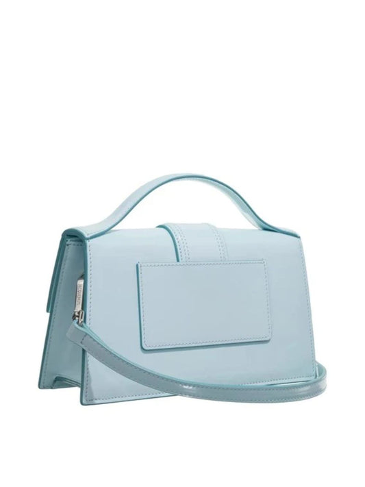 Jacquemus Pale blue Leather Le Grand Bambino Handbag Curated Luxury Accessories by Orvyn