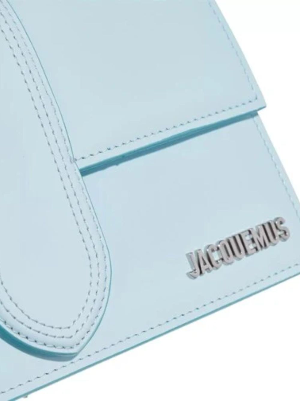 Jacquemus Pale blue Leather Le Grand Bambino Handbag Curated Luxury Accessories by Orvyn