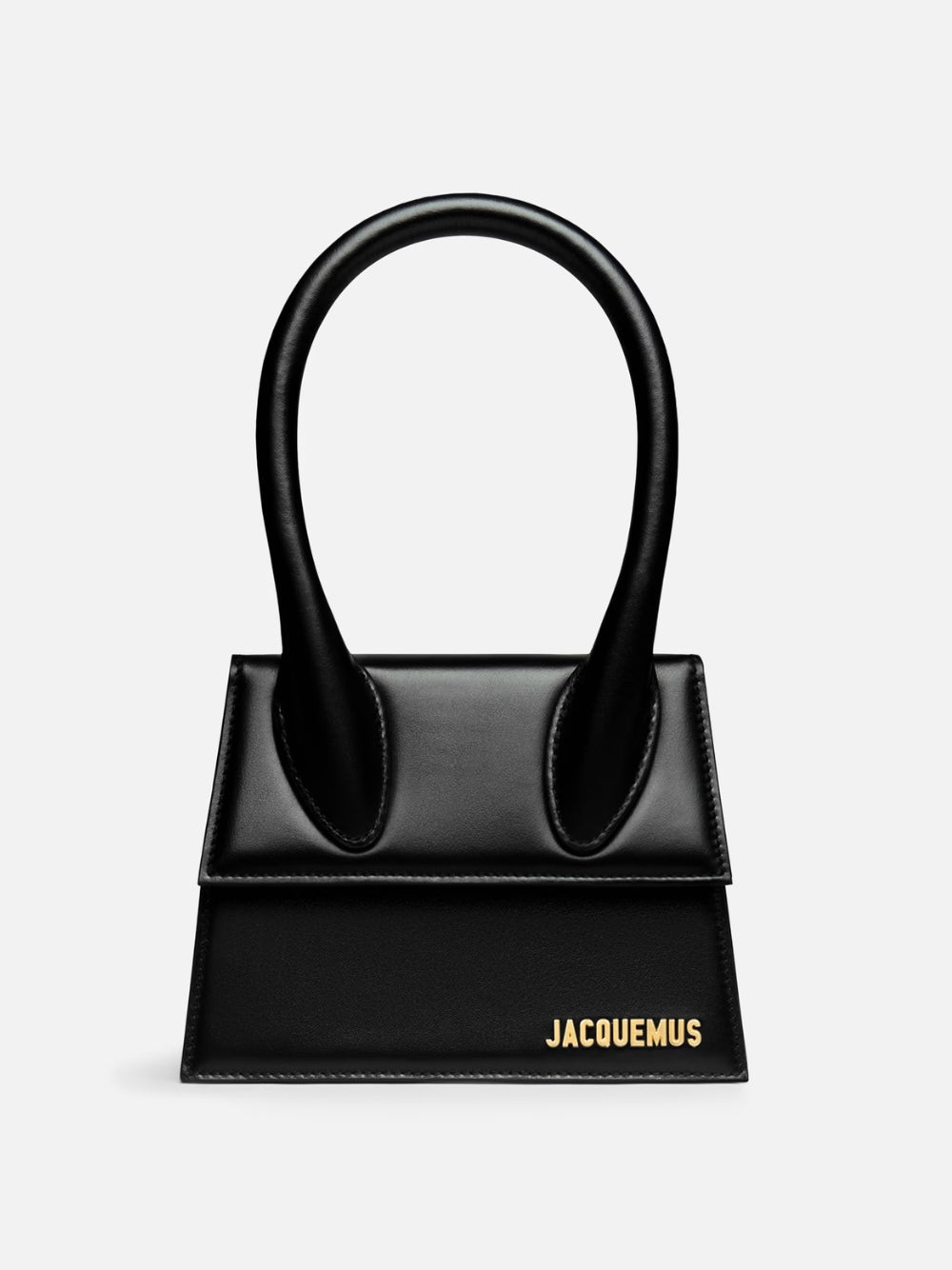 Jacquemus Black  leather Le Chiquito moyen bag Curated Luxury Accessories by Orvyn