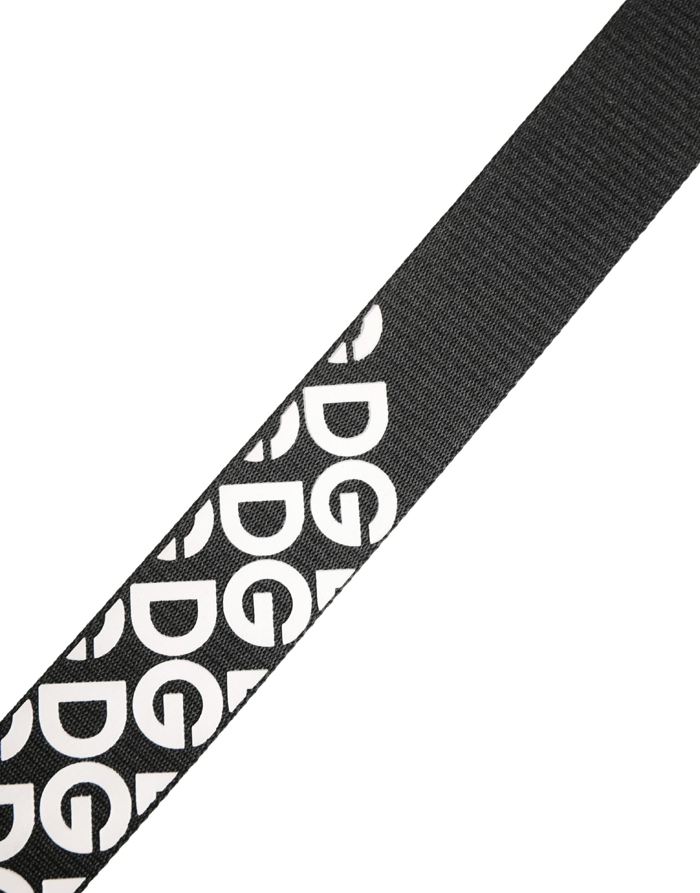 Dolce & Gabbana White Black Logo Leather Metal Buckle Belt Curated Luxury Accessories by Orvyn