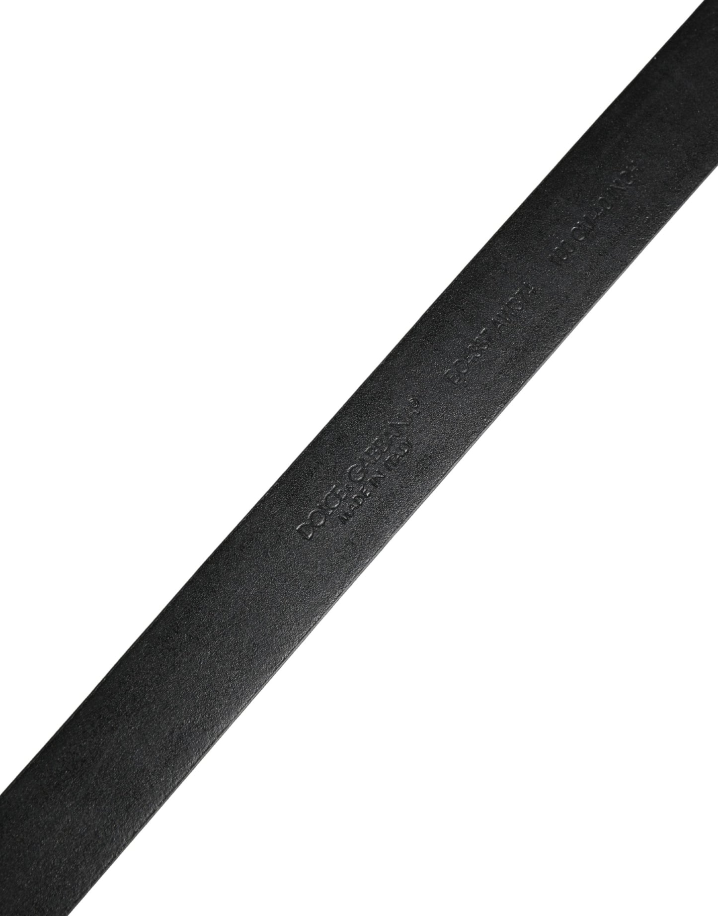 Dolce & Gabbana Men Black Classic Leather Metal Buckle Belt Curated Luxury Accessories by Orvyn