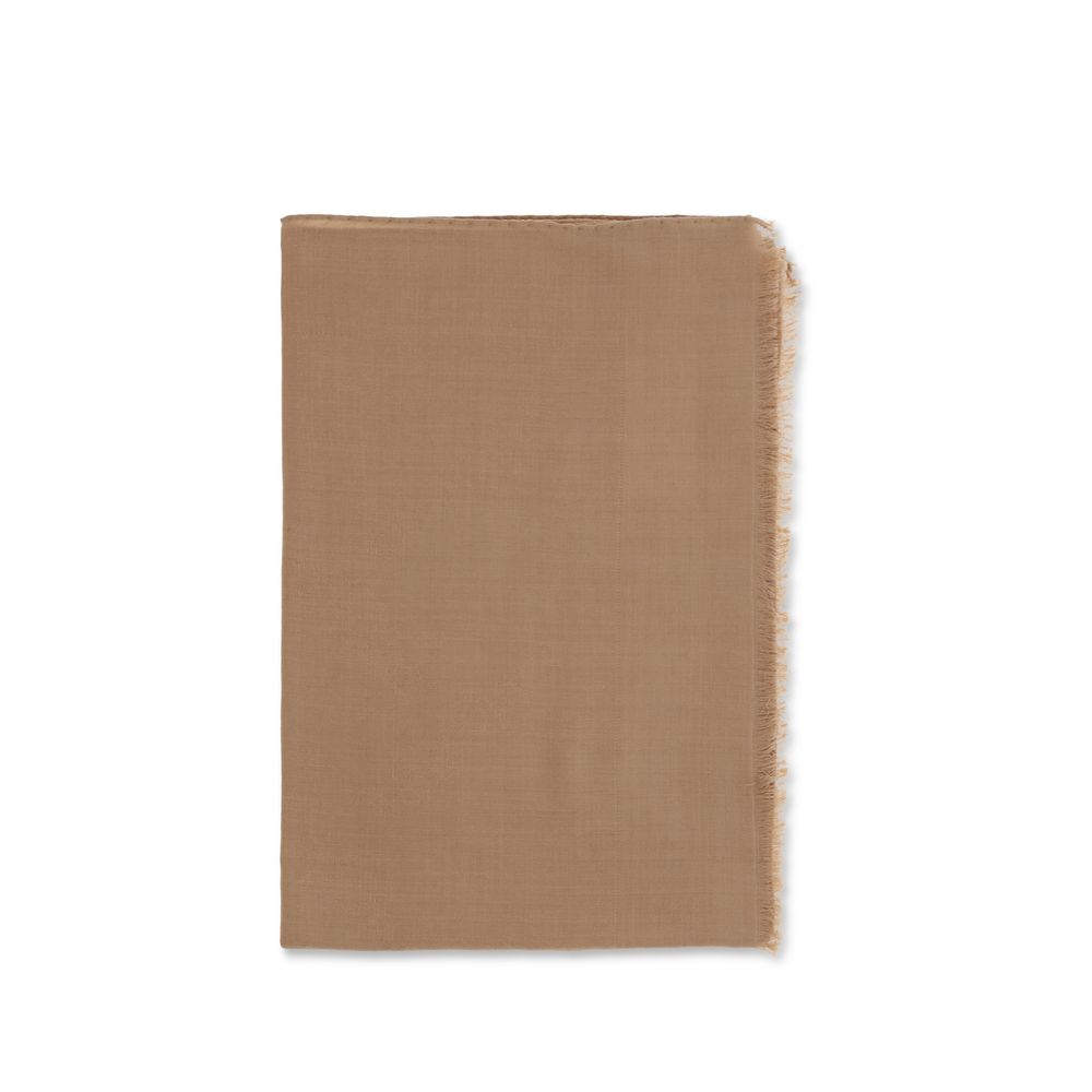Max Mara Beige Silk Scarf Curated Luxury Accessories by Orvyn