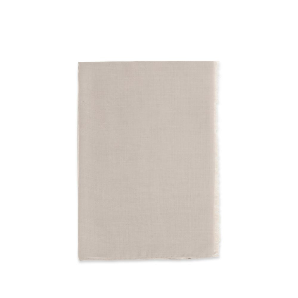 Max Mara Beige Silk Scarf Curated Luxury Accessories by Orvyn