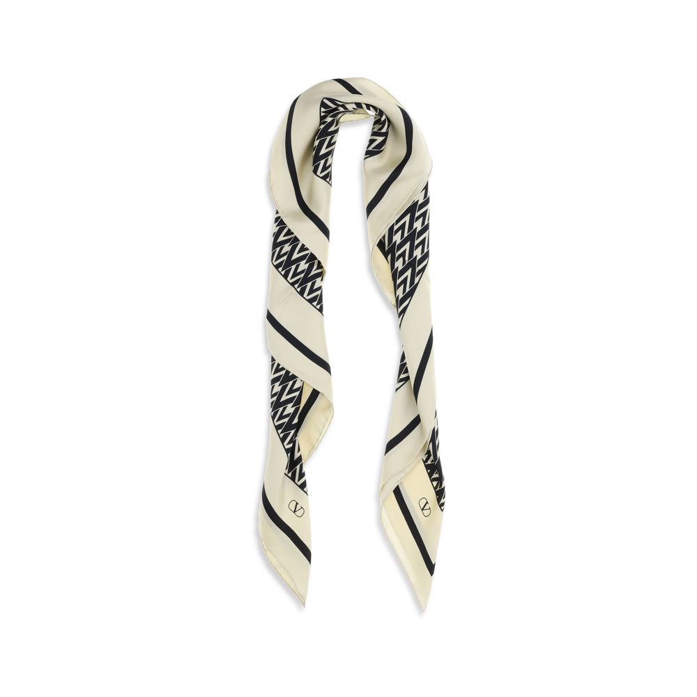 Valentino Garavani Multicolor Silk Scarf Curated Luxury Accessories by Orvyn
