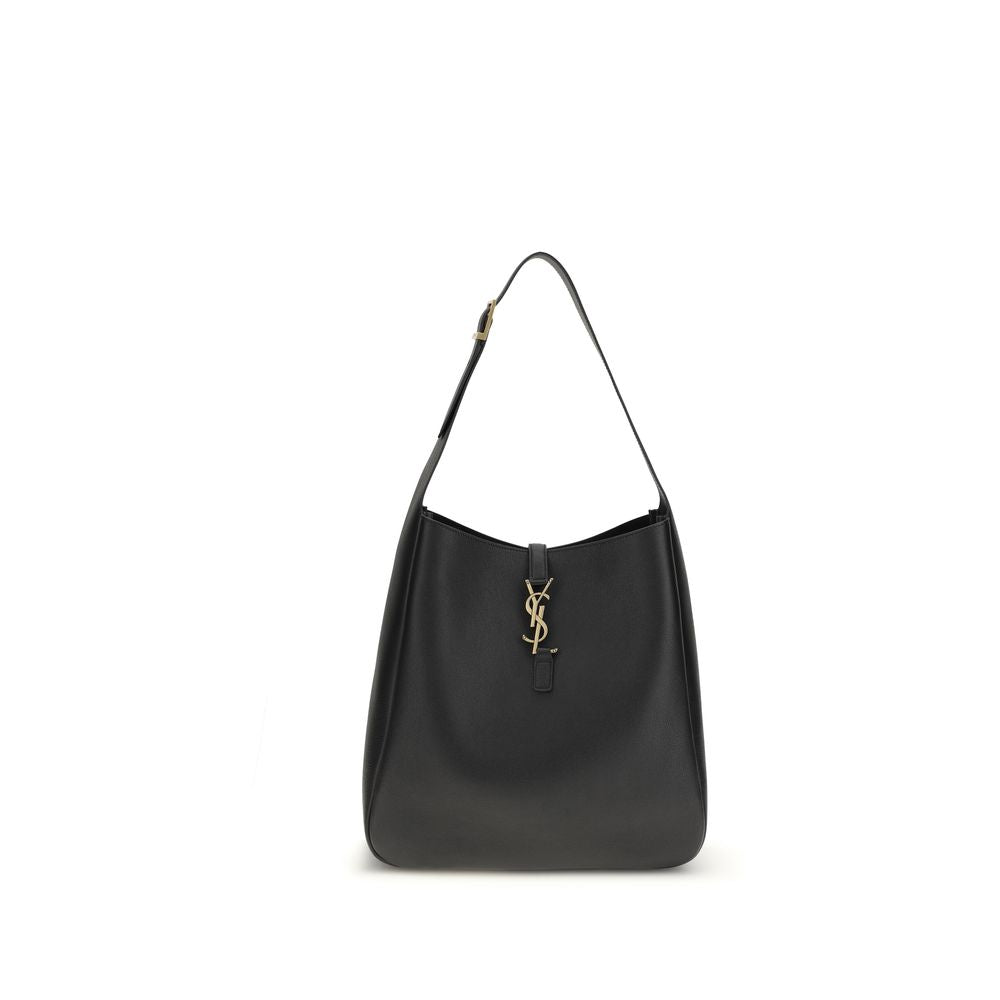 Saint Laurent Black 'Le 5 à 7' Shoulder Bag Curated Luxury Accessories by Orvyn
