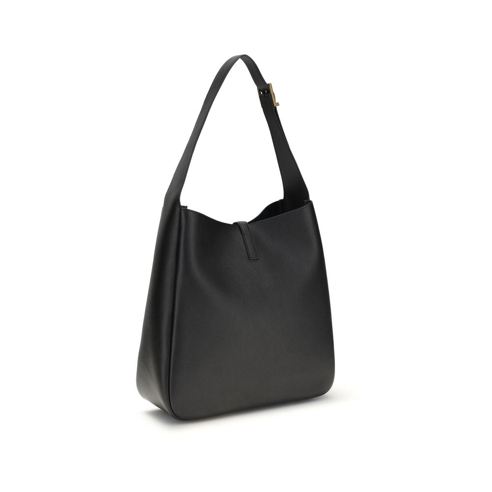 Saint Laurent Black 'Le 5 à 7' Shoulder Bag Curated Luxury Accessories by Orvyn