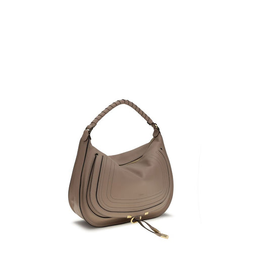 Chloé Beige Marcie Shoulder Bag