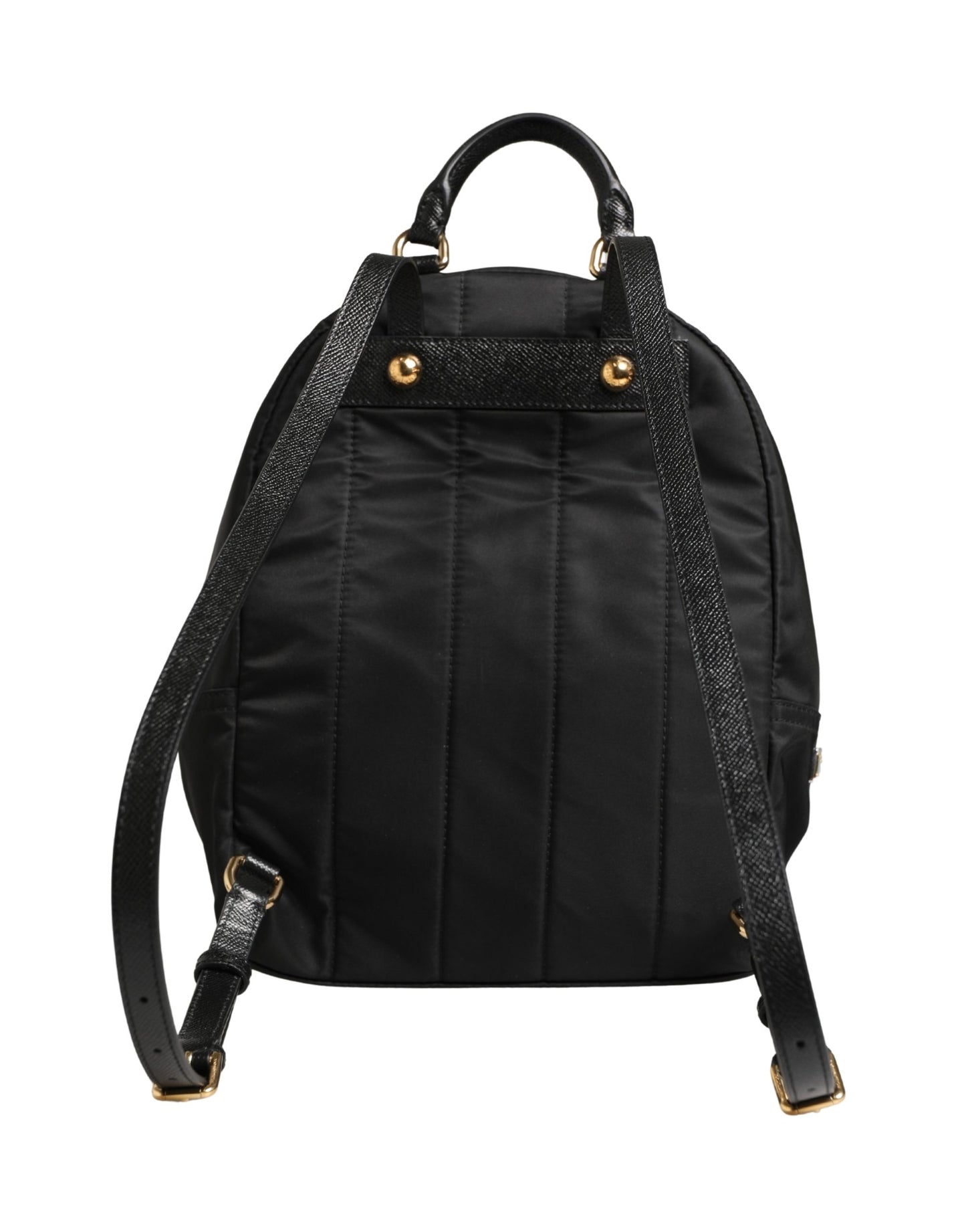 Dolce & Gabbana VULCANO Black Nylon #DGFAMILY Embellished Backpack Bag Curated Luxury Accessories by Orvyn