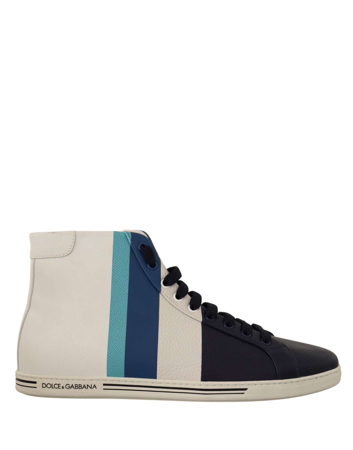 Dolce & Gabbana Multicolor Leather Mid Top Sneakers Shoes Curated Luxury Accessories by Orvyn
