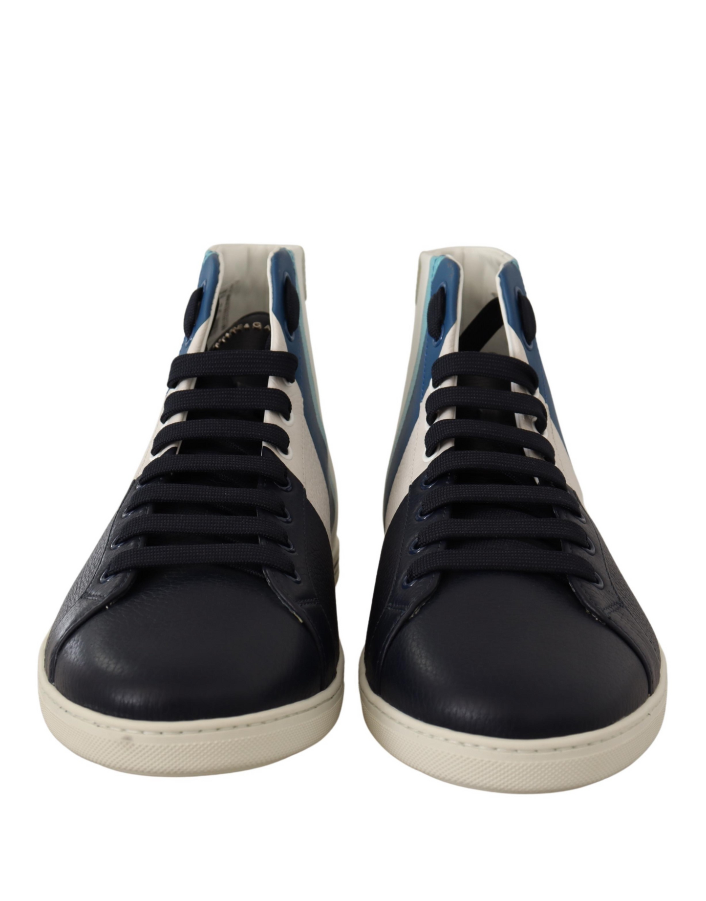 Dolce & Gabbana Multicolor Leather Mid Top Sneakers Shoes Curated Luxury Accessories by Orvyn