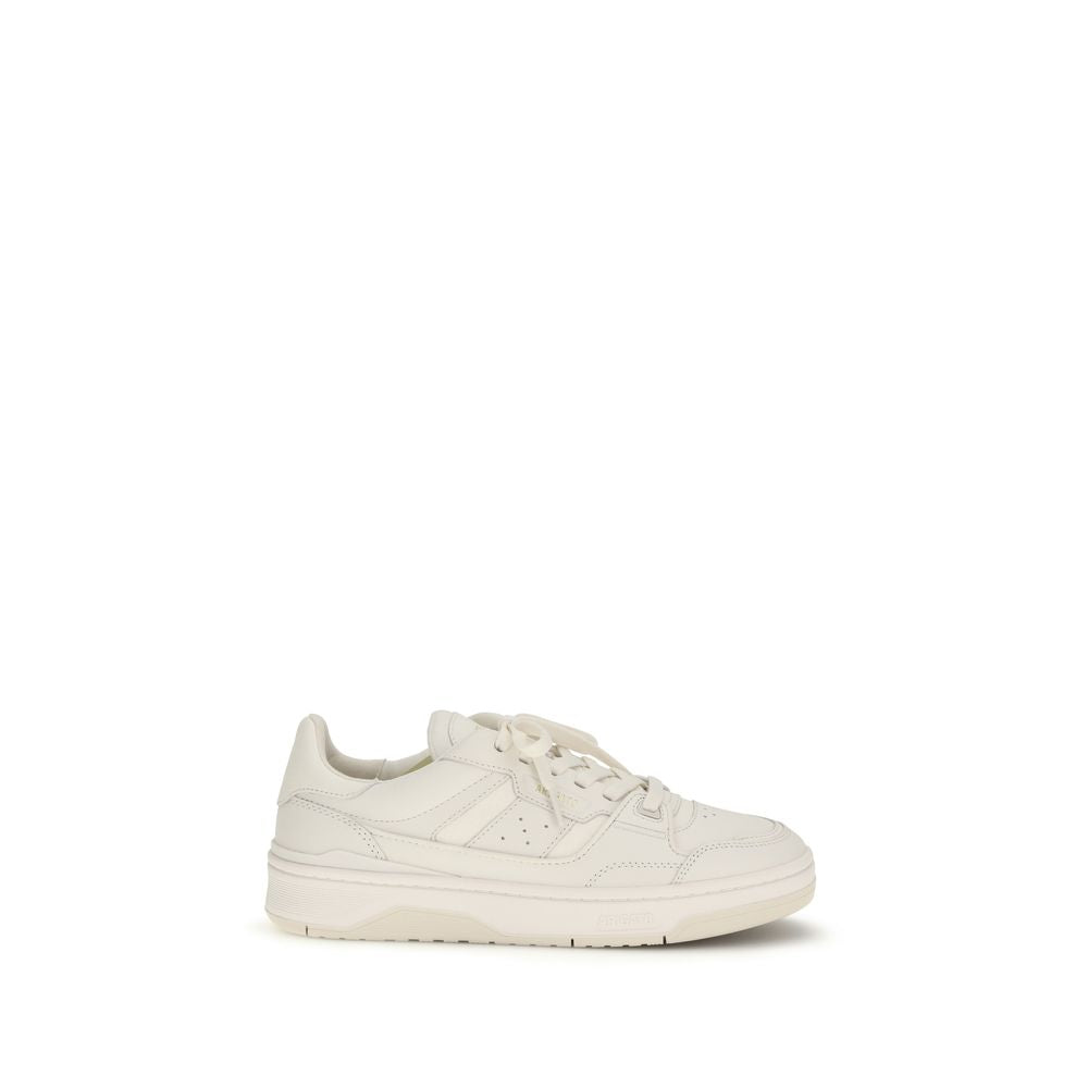 Axel Arigato Gray Calf Leather Bos Taurus Low Top Sneakers Curated Luxury Accessories by Orvyn