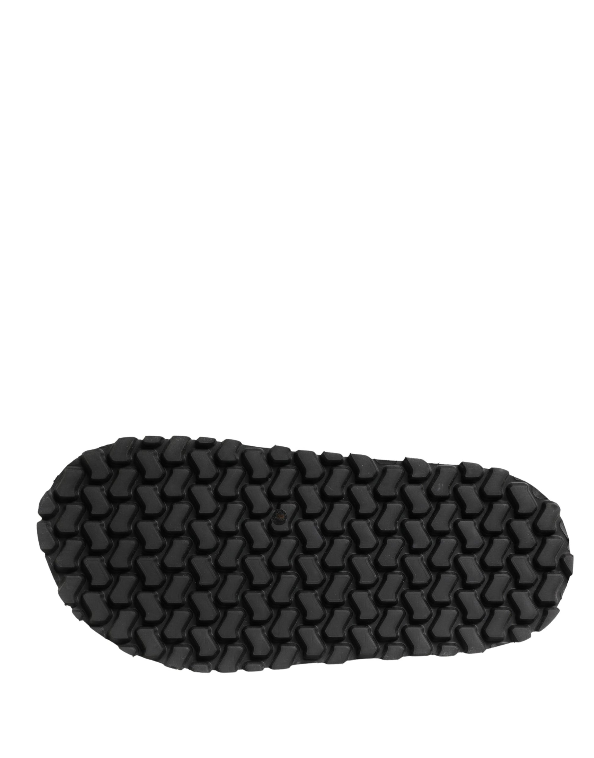 Dolce & Gabbana Black Logo Detailed Men Chunky Sandals Shoes Curated Luxury Accessories by Orvyn