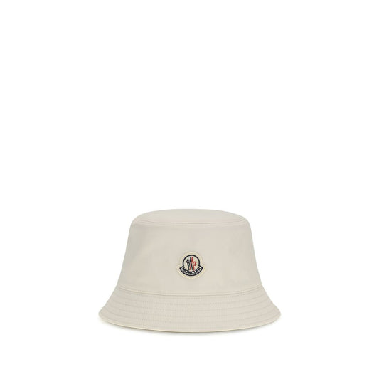Moncler White Polyester Bucket Hat Curated Luxury Accessories by Orvyn