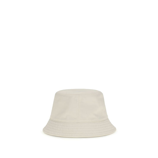 Moncler White Polyester Bucket Hat Curated Luxury Accessories by Orvyn