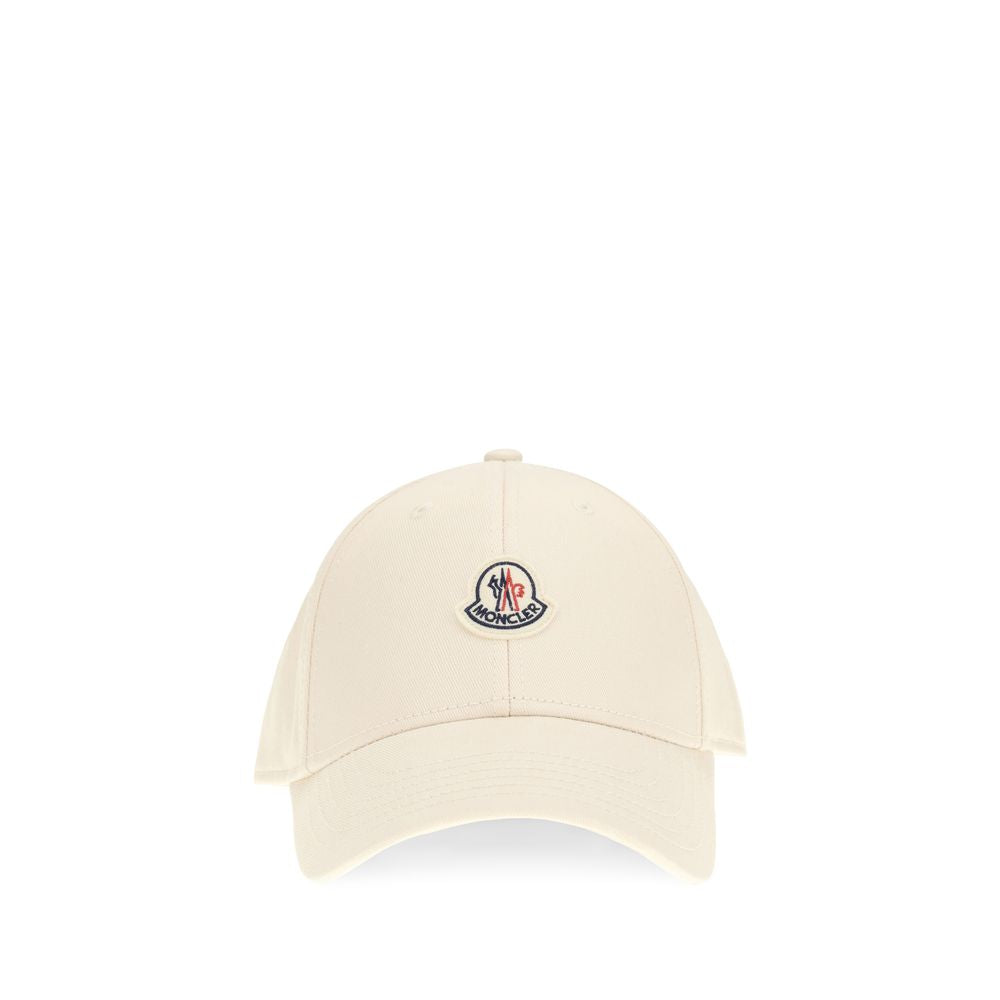 Moncler Beige Cotton Cap (Baseball Hat) Curated Luxury Accessories by Orvyn