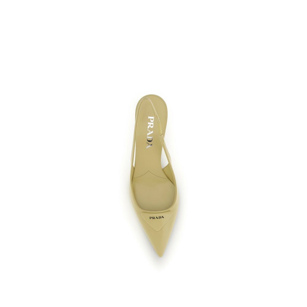 Prada Bicolor Calf Leather Bos Taurus High Heel Pumps Curated Luxury Accessories by Orvyn