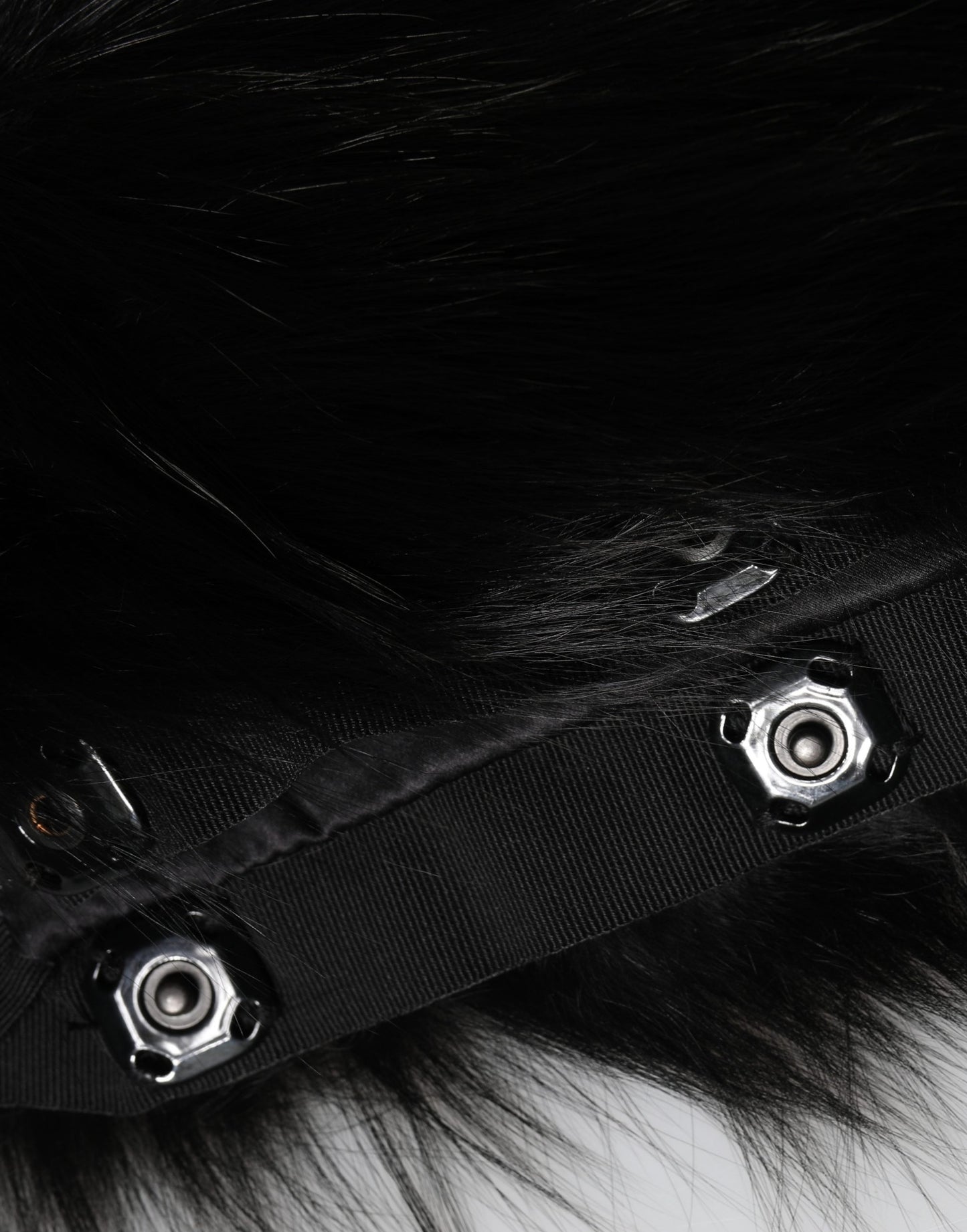 Dolce & Gabbana Black Fur Shoulder Collar Wrap Shawl Scarf Curated Luxury Accessories by Orvyn