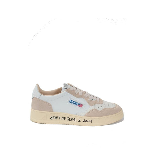 Autry White 'Low Top' Micro Sneakers weiss