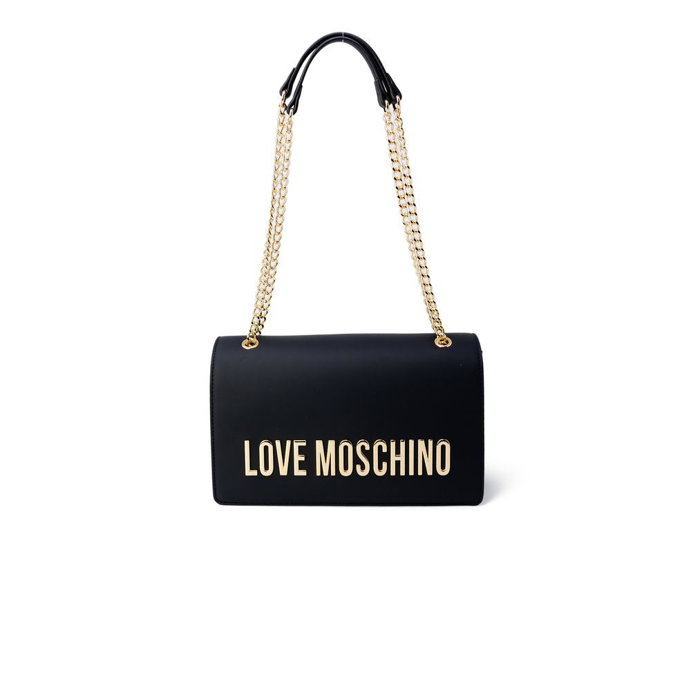 Love Moschino Black Polyethylene Handbag Curated Luxury Accessories by Orvyn