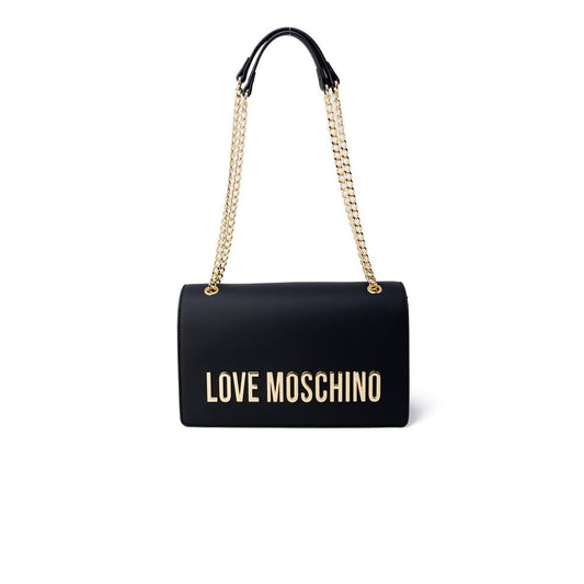 Love Moschino Black Polyethylene Handbag Curated Luxury Accessories by Orvyn