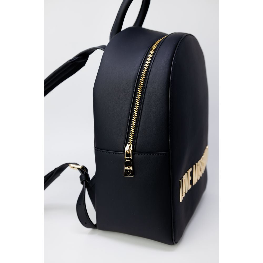 Love Moschino Black Polyethylene Backpack Curated Luxury Accessories by Orvyn
