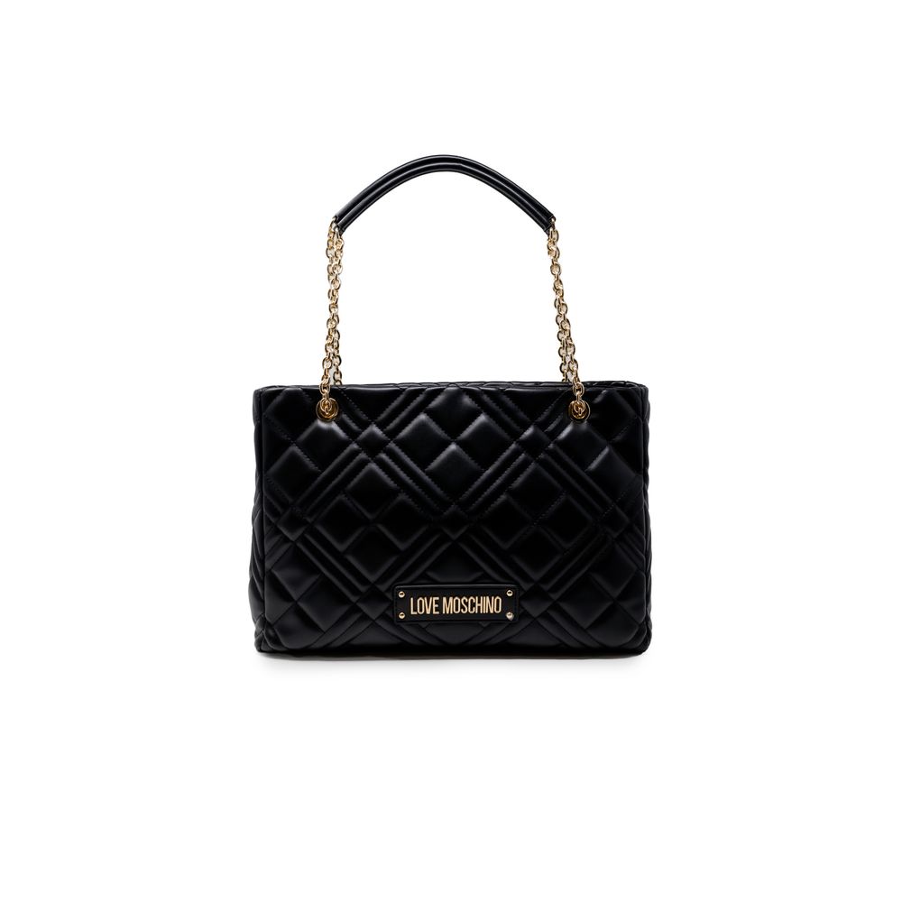 Love Moschino Black Polyethylene Handbag Curated Luxury Accessories by Orvyn