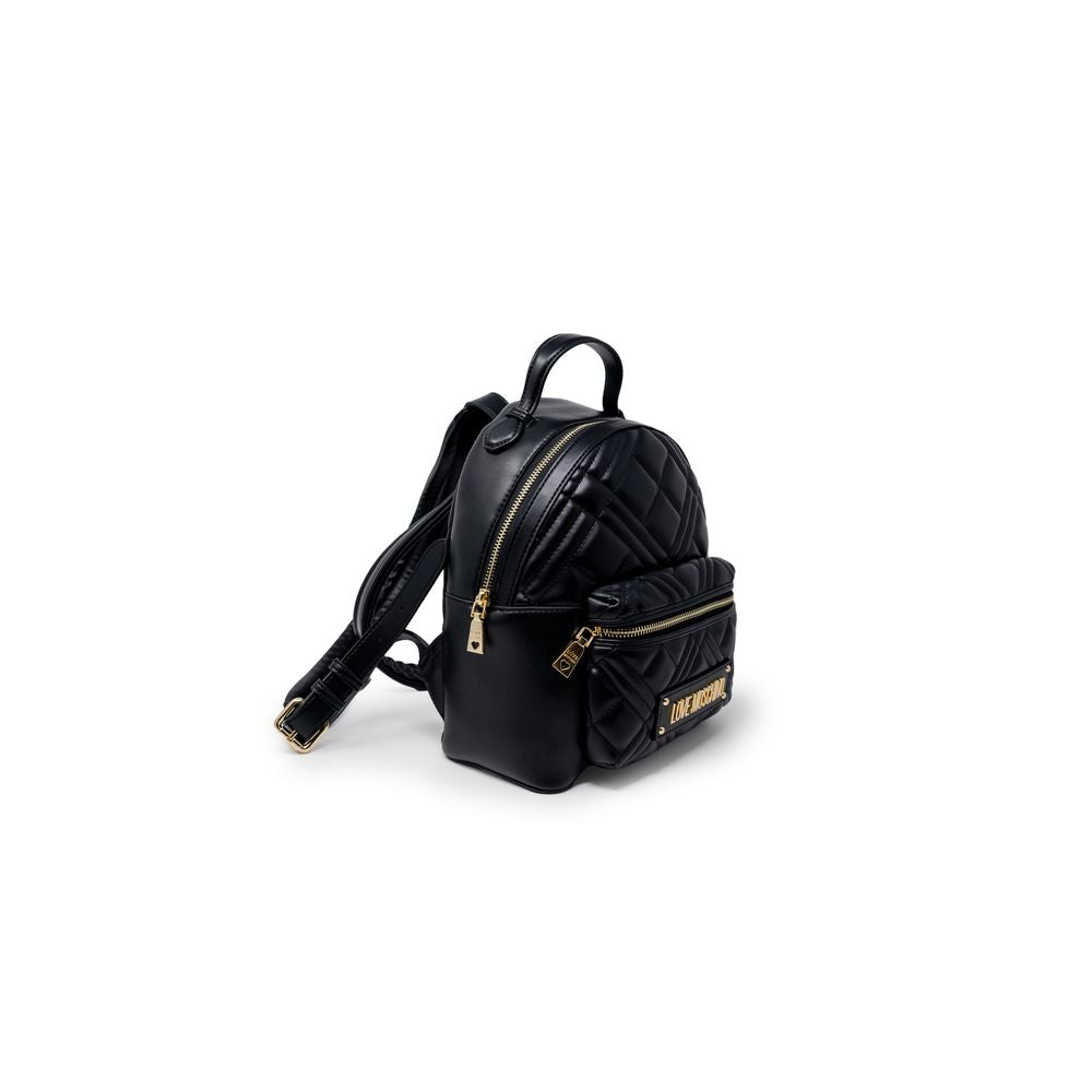 Love Moschino Black Polyethylene Backpack Curated Luxury Accessories by Orvyn