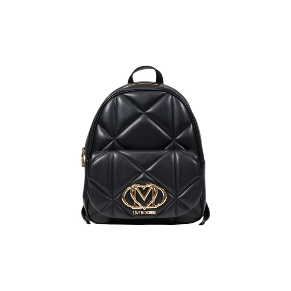 Love Moschino Black Polyethylene Backpack Curated Luxury Accessories by Orvyn