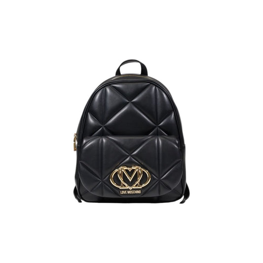 Love Moschino Black Polyethylene Backpack Curated Luxury Accessories by Orvyn
