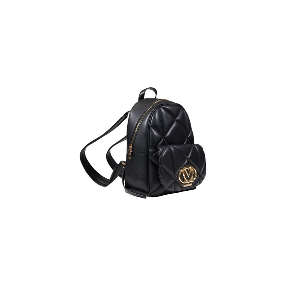 Love Moschino Black Polyethylene Backpack Curated Luxury Accessories by Orvyn