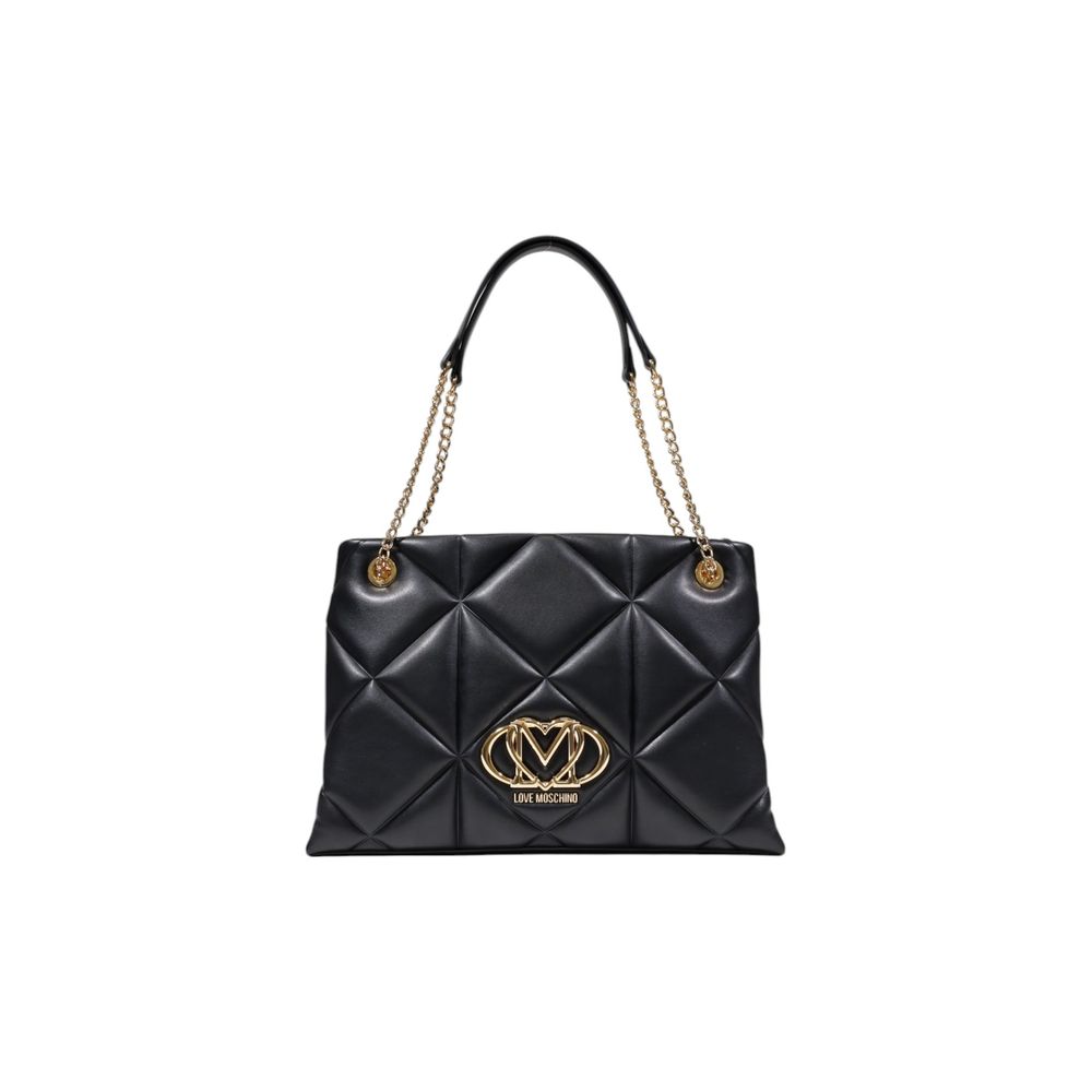Love Moschino Black Polyethylene Handbag Curated Luxury Accessories by Orvyn