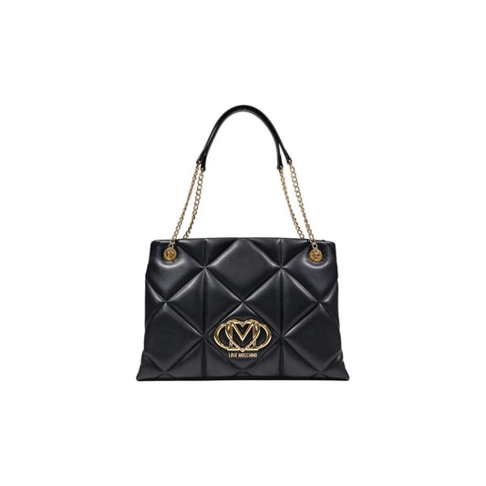 Love Moschino Black Polyethylene Handbag Curated Luxury Accessories by Orvyn