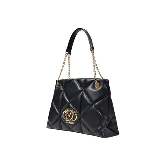 Love Moschino Black Polyethylene Handbag Curated Luxury Accessories by Orvyn