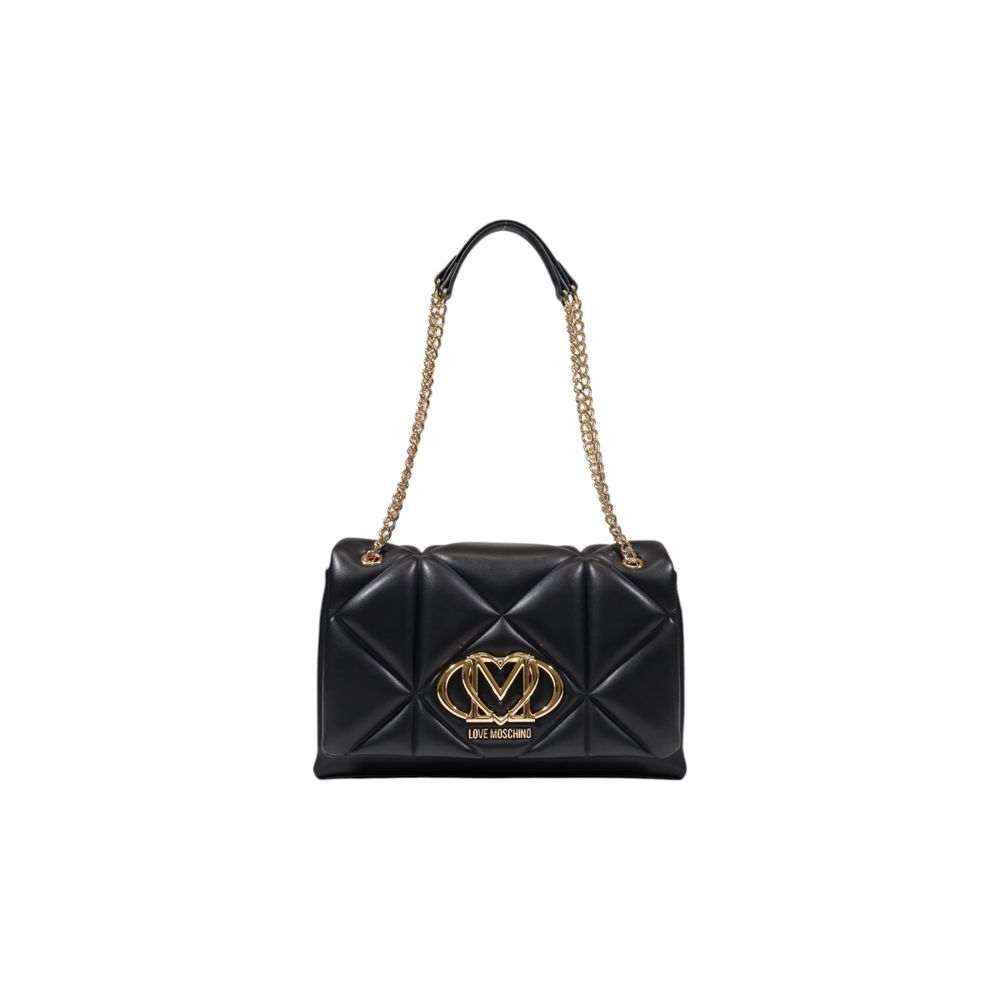 Love Moschino Black Polyethylene Handbag Curated Luxury Accessories by Orvyn